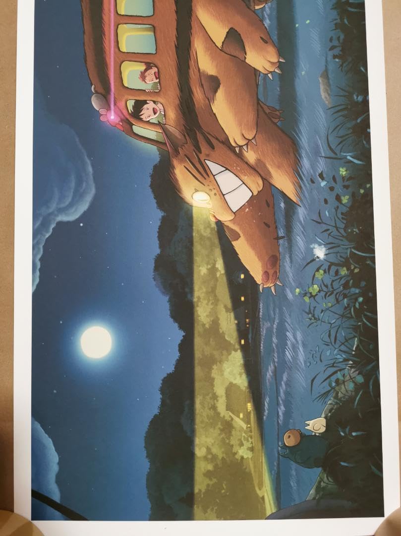 Amazon.co.jp: となりのトト? ネコバス大型横長限定ポスター（スタジオ